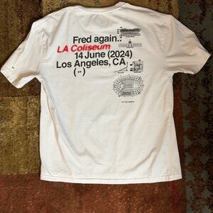 Fred Again.. LA Coliseum 2024Graphic White T-Shirt
